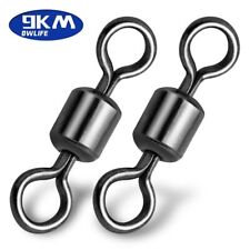 50~200Pack Fishing Barrel Swivels 9LB~1320LB Stainless Steel Rolling Solid Ring for sale  Shipping to South Africa