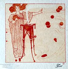 Egon schiele litografia usato  Roma