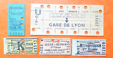 Lot tickets anciens d'occasion  Sassenage