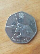 Archery 50p coin for sale  WATFORD