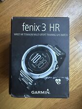 Relógio GPS Garmin fenix 3 HR titânio treinamento multiesportivo, usado comprar usado  Enviando para Brazil