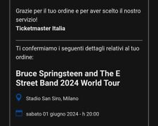 N.2 biglietti concerto usato  Milano