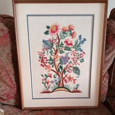 Crewel embroidered tree for sale  SOUTHPORT
