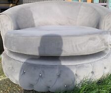 Grey round cuddle for sale  ASHFORD