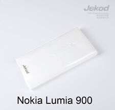 Funda protectora de gel de poliuretano termoplástico blanco Jekod + protector de pantalla para Nokia Lumia 900 segunda mano  Embacar hacia Argentina