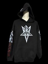 Baphomet Inverted Pentagram As Above So Below Hoodie EXTRA LARGE Size Lucifer for sale  Shipping to South Africa