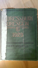 1929 adressbuch dresden gebraucht kaufen  Pulsnitz