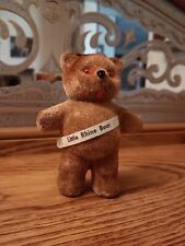 Vintage Flocked Teddy Bear Toy, Sash Says "Rhine Bear" for sale  Shipping to South Africa