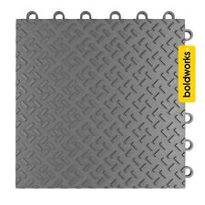 Garage Flooring Interlocking Mat Tiles Brick Pattern 12"x12" (48 Pack) - GREY, used for sale  Shipping to South Africa