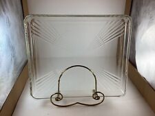 Vintage 40’s -50’s Glass Refrigerator Meat Tray for sale  Shipping to South Africa