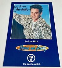 ANDREW HILL *Haydn Ross* Signed HOME and AWAY Cast Fan Card for sale  Shipping to South Africa