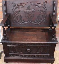 antique seat bench for sale  LEEK