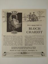 1920 bloch chariot for sale  Honea Path