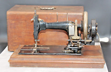 Antique Frister & Rossmann Hand Crank Sewing Machine Model TS Heavy Duty Used for sale  Shipping to South Africa
