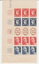 Feuille timbres 1949 d'occasion  Sarreguemines
