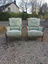 vintage armchairs pair for sale  COALVILLE