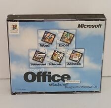 Microsoft Office Professional & Bookshelf 2-Disc Set Designed For Windows 95 for sale  Shipping to South Africa