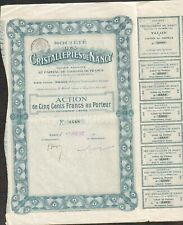 Cristalleries nancy 1921 d'occasion  Paris-