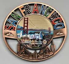 Usado, Ímã de geladeira bronze metal 2,75” lembrança SAN FRANCISCO comprar usado  Enviando para Brazil
