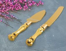 Homi Styles Wedding Cake Knife and Server Set | Elegant Gold Color Premium 42... for sale  Shipping to South Africa