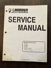 Mercury Marine Mariner 90-824936 Volume 1 2 thru 15 hp outboard service manual for sale  Shipping to South Africa