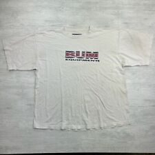 Vintage B.U.M Equipment Shirt Adult XL White Sports Gym Essential for sale  Shipping to South Africa