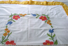 Tablecloth cross stitched for sale  Saint Johnsville