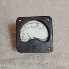 Vintage milliampere gauge for sale  WESTCLIFF-ON-SEA