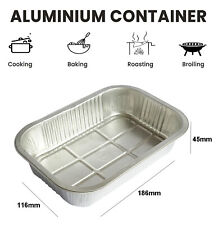 Bandeja para hornear desechable mediana de aluminio 7 x 4" horno microondas alimentos segunda mano  Embacar hacia Mexico