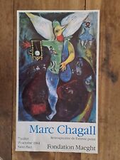 Affiche chagall 1984 d'occasion  Menton