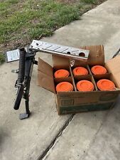 Used, Outers Laboratories Target Trap Clay Pigeon Thrower Skeet w/ 90 Clay Pigeons for sale  Shipping to South Africa