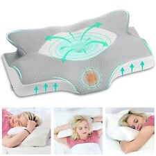 Used, Elviros Cervical Contour Memory Foam Pillow for Neck Pain Orthopedic Neck Pillow for sale  Shipping to South Africa
