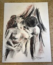 Original charcoal drawing for sale  Acme