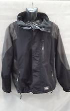 Used, Trojan Men's Jacket Coat Black/Grey- Size 2XL- fleece lined (FN_6194) for sale  Shipping to South Africa
