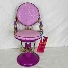 Cadeira de boneca Our Generation rosa coração acolchoado salão de beleza altura ajustável 18" comprar usado  Enviando para Brazil