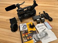Panasonic AG-HMC40P AVVCAM HDCamcorder 43 Hrs ONLY Wide Angle Lens and Azden Mic for sale  Shipping to South Africa