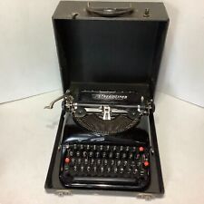 Vintage Remington Rand Streamliner Manual Portable Typewriter w/Case AS-IS for sale  Shipping to South Africa