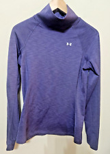 Under Armour Coldgear Mock Neck Turtleneck Long Sleeve Women's Medium Purple for sale  Shipping to South Africa