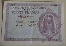 Ancien billet francs d'occasion  Castelnau-de-Médoc