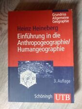 Einführung anthropogeographie gebraucht kaufen  Öhringen