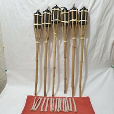 Bamboo tiki torches for sale  Shipping to Ireland