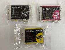 Lote de 3 125 cartuchos de tinta Epson preto magenta amarelo lacrado caixa aberta comprar usado  Enviando para Brazil