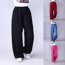  Traje unisex de Kung Fu, pantalones de Tai Chi artes marciales, traje elástico de lino de gran tamaño, usado segunda mano  Embacar hacia Argentina