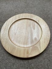 Round wooden plate for sale  WILLENHALL