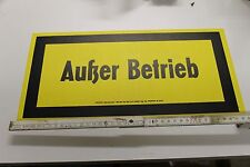 GDR sign sign "out of service" 400x200mm 40x20cm plastic #AS-J for sale  Shipping to South Africa