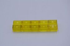 LEGO 10 x Basisstein Trans-Yellow Brick 1x2 without Bottom Tube 3065 comprar usado  Enviando para Brazil