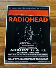Radiohead - Cartaz promocional raro de concerto comprar usado  Enviando para Brazil