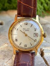 Zegarek vintage Poljot Ussr pozłacany zegarek na rękę Au 20 , używany na sprzedaż  PL