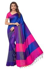 Women's Banarasi Cotton Silk Saree With Blouse Piece for sale  Shipping to South Africa