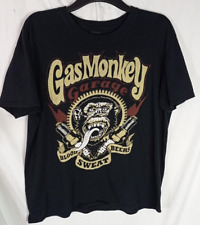 Gas Monkey Garage MEN'S T-SHIRT - Size L Large - Black  - Short Sleeve T-Shirt for sale  Shipping to South Africa